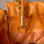 chanel 22 mini handbag as3980 shiny calfskin gold tone metal chanel 22 as3980 mini handbag shiny calfskin silver tone metal orange 006 luxibags.ru .jpg