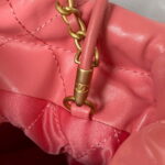 chanel 22 mini handbag as3980 shiny calfskin gold tone metal chanel 22 as3980 mini handbag shiny calfskin silver tone metal pink 007 luxibags.ru .jpg