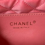 chanel 22 mini handbag as3980 shiny calfskin gold tone metal chanel 22 as3980 mini handbag shiny calfskin silver tone metal pink 008 luxibags.ru .jpg