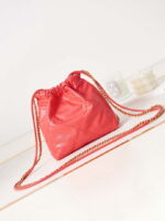 chanel 22 mini handbag as3980 shiny calfskin gold tone metal chanel 22 as3980 mini handbag shiny calfskin silver tone metal red 001 14 luxibags.ru .jpg