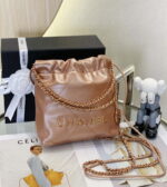 chanel 22 mini handbag as3980 shiny calfskin gold tone metal chanel 22 mini handbag as3980 shiny calfskin gold tone metal copper 009 luxibags.ru .jpg