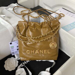 chanel 22 mini handbag as3980 shiny calfskin gold tone metal marigold 001 luxibags.ru .jpg