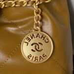 chanel 22 mini handbag as3980 shiny calfskin gold tone metal marigold 003 luxibags.ru .jpg