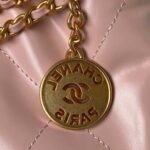 chanel 22 mini handbag as3980 shiny calfskin gold tone metal pink 003 luxibags.ru .jpg