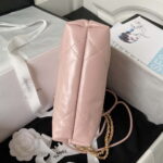 chanel 22 mini handbag as3980 shiny calfskin gold tone metal pink 005 luxibags.ru .jpg
