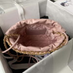 chanel 22 mini handbag as3980 shiny calfskin gold tone metal pink 006 luxibags.ru .jpg