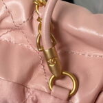 chanel 22 mini handbag as3980 shiny calfskin gold tone metal pink 007 luxibags.ru .jpg