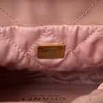 chanel 22 mini handbag as3980 shiny calfskin gold tone metal pink 009 luxibags.ru .jpg