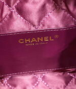 chanel 22 mini handbag as3980 shiny calfskin gold tone metal purple red 009 luxibags.ru .jpg