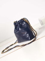 chanel 22 mini handbag as3980 shiny calfskin gold tone metal royal blue 5 luxibags.ru .jpg
