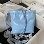 chanel 22 mini handbag as3980 shiny calfskin gold tone metal sky blue 002 luxibags.ru .jpg