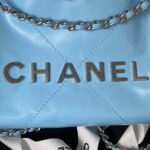 chanel 22 mini handbag as3980 shiny calfskin gold tone metal sky blue 003 luxibags.ru .jpg