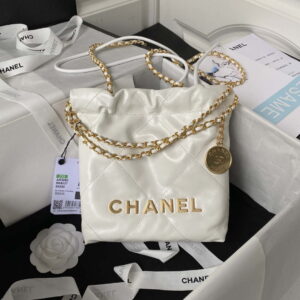 chanel 22 mini handbag as3980 shiny calfskin gold tone metal white 001 luxibags.ru .jpg