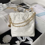 chanel 22 mini handbag as3980 shiny calfskin gold tone metal white 002 luxibags.ru .jpg