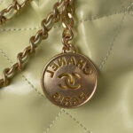chanel 22 mini handbag as3980 shiny calfskin gold tone metal yellow 005 luxibags.ru .jpg