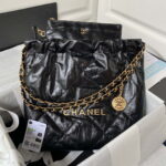chanel 22 small handbag as3260 memorial calfskin leather black gold 001 luxibags.ru .jpg
