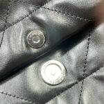 chanel 22 small handbag shiny calfskin as3260 black with black logo 009 luxibags.ru .jpg
