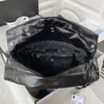 chanel 22 small handbag shiny calfskin as3260 black with silver logo 006 luxibags.ru .jpg
