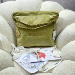 chanel 22 small handbag shiny calfskin as3260 light green 001 luxibags.ru .jpg