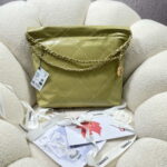 chanel 22 small handbag shiny calfskin as3260 light green 002 luxibags.ru .jpg