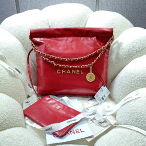 chanel 22 small handbag shiny calfskin as3260 red 001 luxibags.ru .jpg