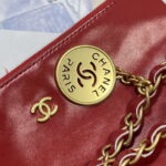 chanel 22 small handbag shiny calfskin as3260 red 006 luxibags.ru .jpg