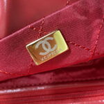 chanel 22 small handbag shiny calfskin as3260 red 008 luxibags.ru .jpg