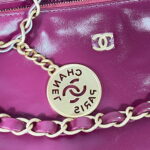 chanel 22 small handbag shiny calfskin as3260 rose red 006 luxibags.ru .jpg