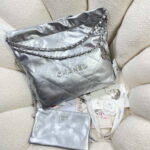 chanel 22 small handbag shiny calfskin as3260 silver 003 luxibags.ru .jpg