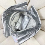 chanel 22 small handbag shiny calfskin as3260 silver 007 luxibags.ru .jpg