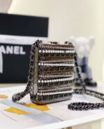 chanel 22k evening bag with pearls black and silver 003 luxibags.ru .jpg