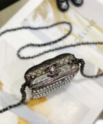 chanel 22k evening bag with pearls black and silver 007 luxibags.ru .jpg