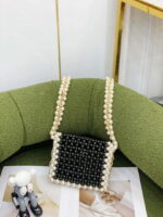 chanel 22ss summer new collection artificial pearls and glazed pearl strings black 002 luxibags.ru .jpg