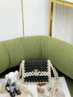 chanel 22ss summer new collection artificial pearls and glazed pearl strings black 003 luxibags.ru .jpg