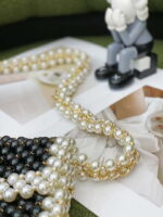 chanel 22ss summer new collection artificial pearls and glazed pearl strings black 009 luxibags.ru .jpg