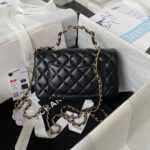 chanel 23k as2431 mini flap lambskin bag with top handle black 002 luxibags.ru .jpg