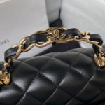 chanel 23k as2431 mini flap lambskin bag with top handle black 004 luxibags.ru .jpg