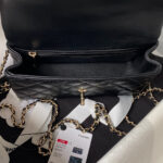 chanel 23k as2431 mini flap lambskin bag with top handle black 007 luxibags.ru .jpg