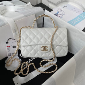 chanel 23k as2431 mini flap lambskin bag with top handle whtie 001 luxibags.ru .jpg