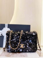 chanel 23p limited edition new classic cf sequin bag black 002 luxibags.ru .jpg