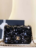 chanel 23p limited edition new classic cf sequin bag black 003 luxibags.ru .jpg
