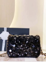 chanel 23p limited edition new classic cf sequin bag black 004 luxibags.ru .jpg