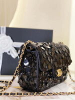 chanel 23p limited edition new classic cf sequin bag black 005 luxibags.ru .jpg