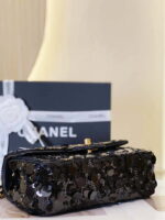 chanel 23p limited edition new classic cf sequin bag black 006 luxibags.ru .jpg