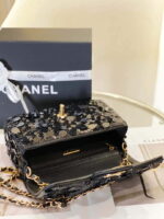 chanel 23p limited edition new classic cf sequin bag black 007 luxibags.ru .jpg