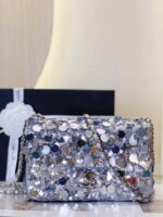 chanel 23p limited edition new classic cf sequin bag silver 003 luxibags.ru .jpg