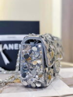 chanel 23p limited edition new classic cf sequin bag silver 005 luxibags.ru .jpg