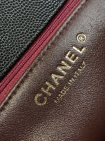 chanel 23p medium flap bag with brown top handle bag a92990 black 009 luxibags.ru .jpg