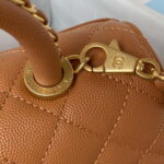 chanel 23p medium flap bag with brown top handle bag a92990 brown 004 luxibags.ru .jpg