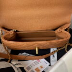 chanel 23p medium flap bag with brown top handle bag a92990 brown 007 luxibags.ru .jpg